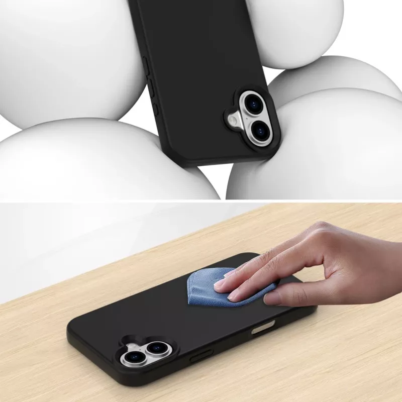 4smarts Funda de silicona Cupertino para Apple iPhone 16 compatible con MagSafe