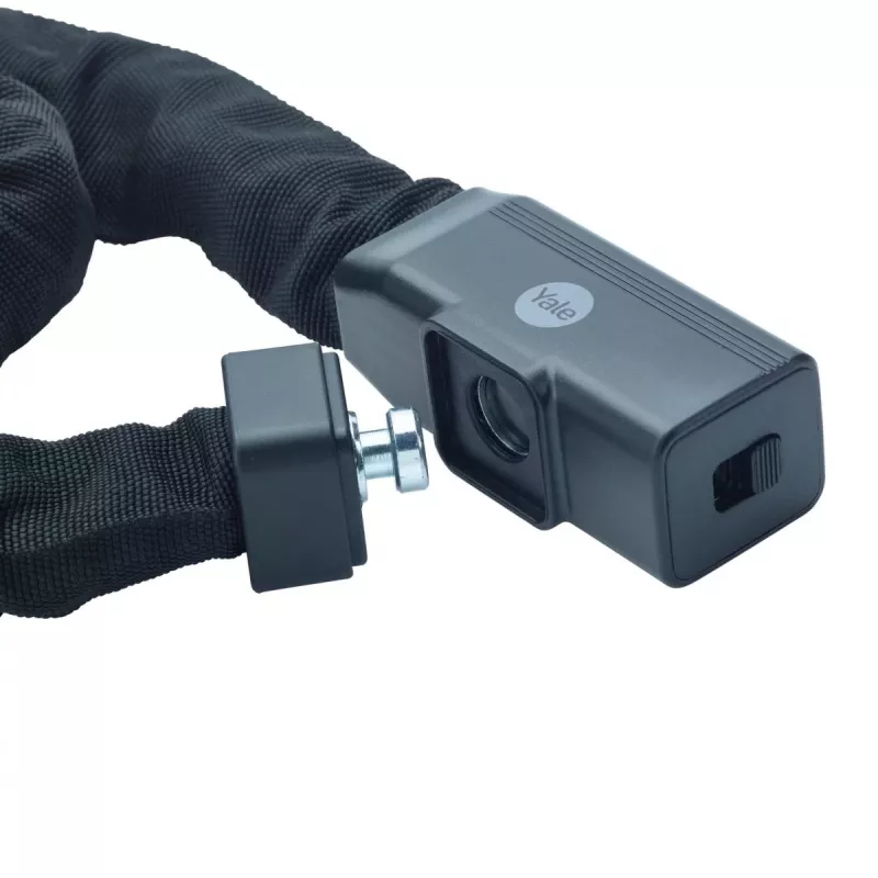 Cadena con cerradura de llave - YCHK0/8/90/2 negro