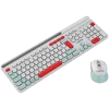 CANYON HSET-W5 EN teclado+ratón AAA+AA inalámbrico blanco