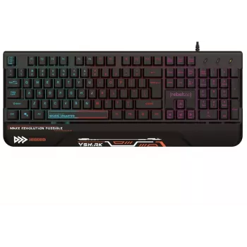 Teclado gaming mecánico de tamaño completo Rebeltec Full size game keyboard SHARK
