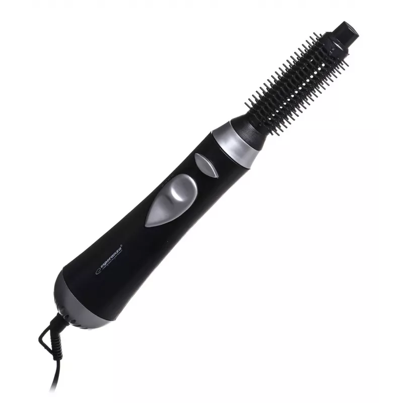 Cepillo de aire caliente ESPERANZA EBL001K — 400 W, 3 velocidades, cabezal de cepillo de 2,32 cm, cable de 1,6 m, negro