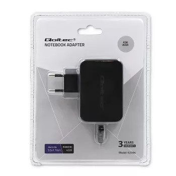 Fuente de alimentación QOLTEC 45W 19V 2,37A con conector de 5,5x1,7 mm