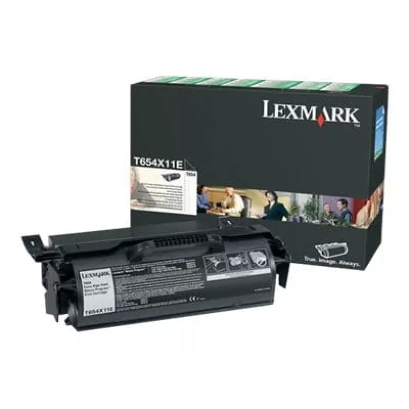 Lexmark T654X11E Cartucho de tóner, negro, 36000 páginas