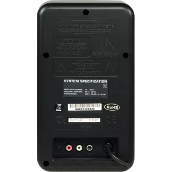 Behringer MS16 Altavoces 2 vías negro con cable 16 W