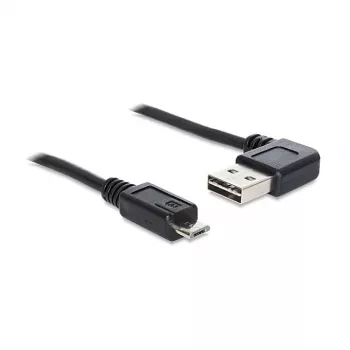 Cable USB DeLOCK 1 m USB 2.0 A - Micro-B m/m negro