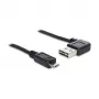 Cable USB DeLOCK 1 m USB 2.0 A - Micro-B m/m negro