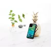 Funda para smartphone iKins para iPhone 11 Pro — diseño de nenúfares, negra