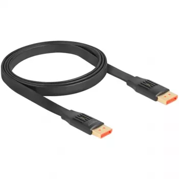 Cable plano DisplayPort DeLOCK 8K 60 Hz 1 m