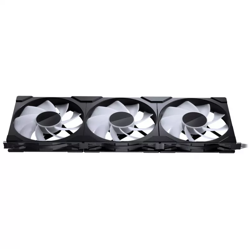 Caja E-ATX PHANTEKS NV Series NV7, cristal templado, ARGB - negra & ventiladores M25 Gen2 PWM D-RGB pack de 3 - Reverse Blade, 140 mm + kit DRGB
