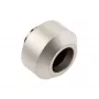 Racor para tubo rígido OPTIMUS de 12 mm, acabado níquel satinado