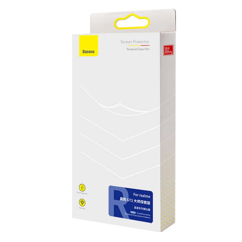 Baseus P6001205B201-05 protector de pantalla de cristal templado para realme GT2 Master Explorer Edition, oleofóbico
