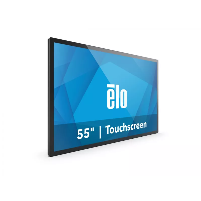 Monitor táctil Elo 5554L, 138,6 cm (54,6 inch), capacitivo proyectado, 4K, USB-C, Ethernet, kit, negro (16:9), 138,6 cm (54,6 inch), capacitivo proyectado, multitáctil (40 puntos), resolución
