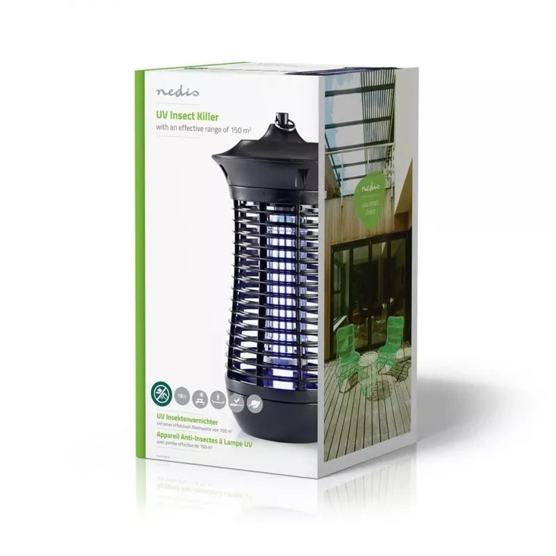 Trampa para insectos Nedis INKI110CBK18 Negra