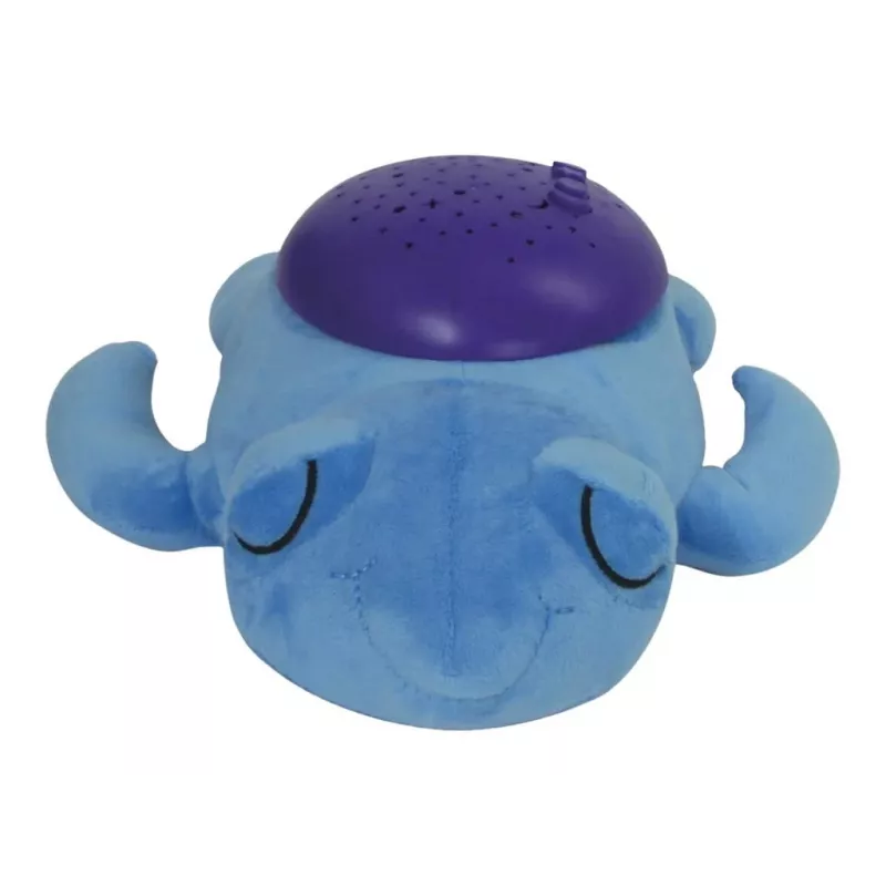 Luz nocturna Jamara Dreamy Turtle de pie azul lila