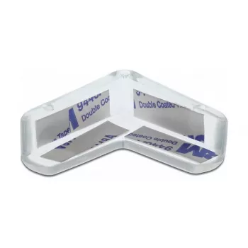 Protección de bordes autoadhesiva DeLOCK 40 x 40 x 13 mm transparente
