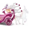Carroza eléctrica Disney Princesas con caballo Huffy 6 V rosa
