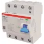Interruptor diferencial ABB Stotz S&J tipo B 4P 40A, 30mA, 3kA, 4TE F204B-40/0,03-4TE (2CSF204568R1400)