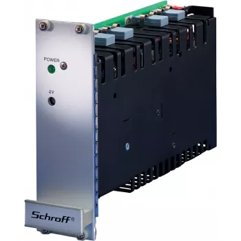 Schroff Maxpower - fuente de alimentación (rack - montaje en rack) - AC 90-254/ DC 100-360 V - 102 vatios - PFC activo - 3U - 48,3 cm (19) (13100116)