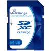 MediaRange - Tarjeta de memoria flash - 64GB - Class 10 - SDXC - Azul (MR965)