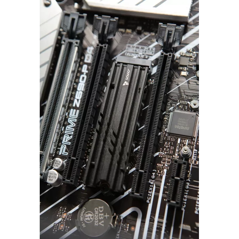 SAVIO AK-60 disipador para unidades M.2 NVMe 2280, negro