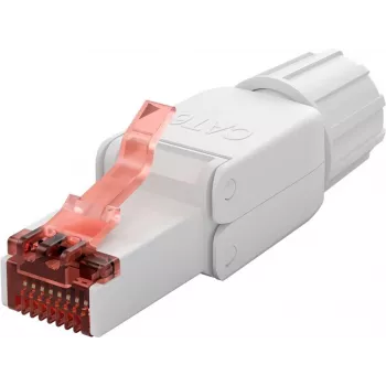 Goobay conector macho RJ45 CAT 6 montable en campo UTP no apantallado - para 5,0–8,5 mm (65942)