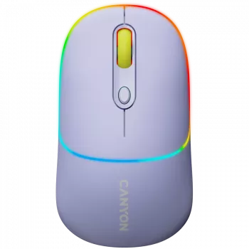 Ratón CANYON MW-22 2 en 1 BT/inalámbrico lavanda