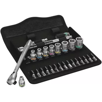 Juego de vasos de carraca Wera 8100 SA 8 28 uds.