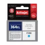 Cartucho de tinta compatible ActiveJet AH-364CCX cian, alto rendimiento (XL), 12 ml, a base de tinte, sustituto de HP 364XL CB323EE