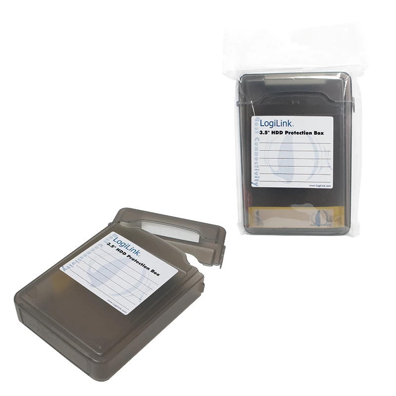 Funda de protección para disco duro LogiLink capacidad 1 disco duro (3.5