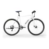 Bicicleta eléctrica Sharp Gravel motor 250W App 70km Blanco brillante