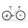 Bicicleta eléctrica Sharp Gravel motor 250W App 70km Blanco brillante