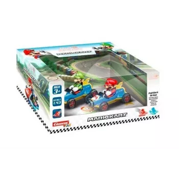 Set de vehículos pull-back Mario Kart Mach 8 Twinpack