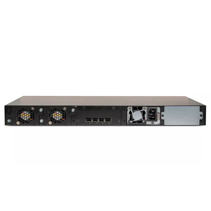 LANCOM XS-6128QF - Switch - L3 - gestionado - 16 x 10 Gigabit SFP+ + 4 x Combo 10 Gigabit SFP+/RJ-45 + 4 x Combo 25 Gigabit SFP28 (Uplink) + 2 x Combo 40 Gigabit QSFP+ (Uplink) - Ventilador