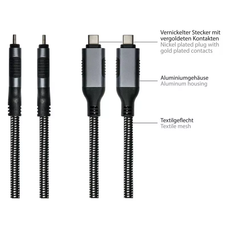 Good Connections cable Ethernet USB-C RJ45, antracita, 2,0 m