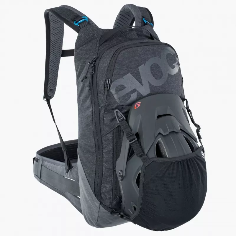 Mochila de bicicleta EVOC Trail Pro 10L Carbon Gris Sport