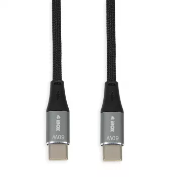Cable USB-C iBOX IKUTC 60W 2m negro