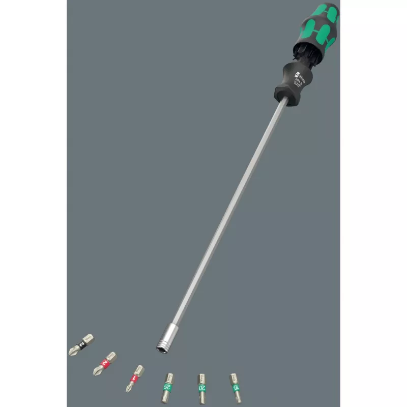 Set de destornilladores Wera Kraftform Kompakt 27 XL Universal 1, 7 piezas (05051028001)