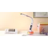 Lámpara de escritorio Hawk HW-LAMP05 blanca LED ajustable — lámpara de trabajo LED compacta con brazo ajustable