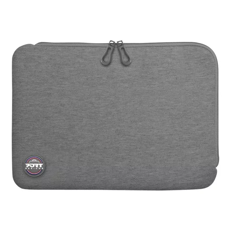 Funda Port Designs Torino II para portátiles de 39,6 cm (15,6 pulgadas), algodón/neopreno, 0,224 kg, gris