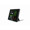 Estación meteorológica BLAUPUNKT WS25BK — Monitor de temperatura y humedad interior/exterior, negro, 1 sensor, pantalla LCD