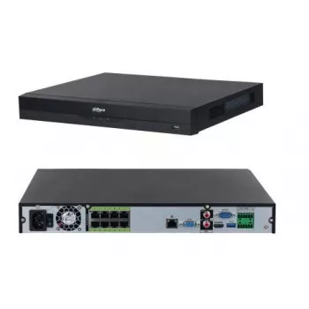 Dahua Technology WizSense DHI-NVR5208-8P-EI grabador de vídeo en red 1U negro