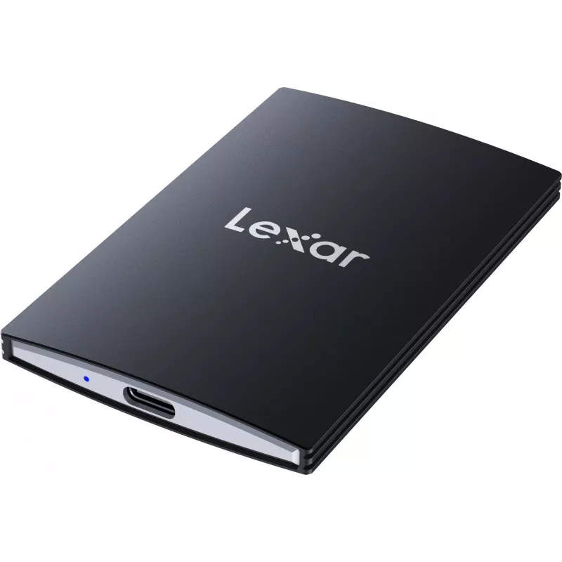 Lexar SL500 SSD portátil 1 TB, USB-C, USB 3.2 Gen 2x2, lectura de hasta 2000 MB/s / escritura de hasta 1800 MB/s, 43 g, negro