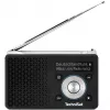 TechniSat DigitRadio 1 A 0100/4997 radio digital, DAB+/FM, RDS, 40 presintonías, función de aviso ASA, negro/plata