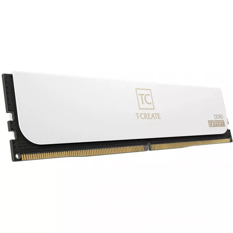 DIMM 32 GB DDR5-6000 (2x 16 GB) kit dual, memoria RAM blanca, CTCWD532G6000HC30DC01, T-CREATE EXPERT, AMD EXPO