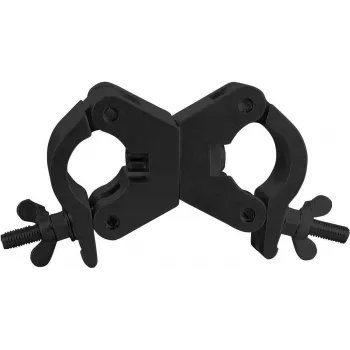 Abrazadera móvil EUROLITE TPC-35S negra — abrazadera de iluminación para estructuras y tubos