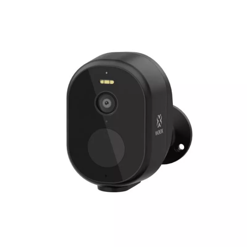 Woox Cámara inteligente Wi-Fi para exteriores con batería solar, 4MP 2K, batería recargable 5200mAh, TUYA, WOOX