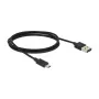 Cable USB DeLOCK 83844 USB 2.0 1 m USB A Micro-USB B negro