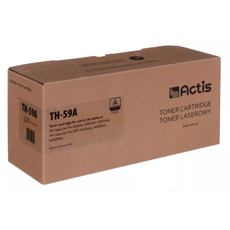 Tóner Actis TH-59A (compatible con HP CF259A; Supreme; 3000 páginas; negro) con chip de control del nivel de tóner