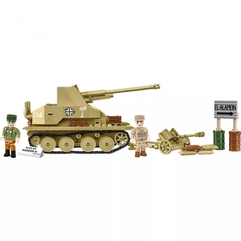 Set de construcción Cobi Blocks Marder III – 486 piezas, modelo de vehículo militar