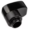 Racor Alphacool 17601 — racor para sistema de refrigeración líquida de PC, latón, negro, 1 ud.